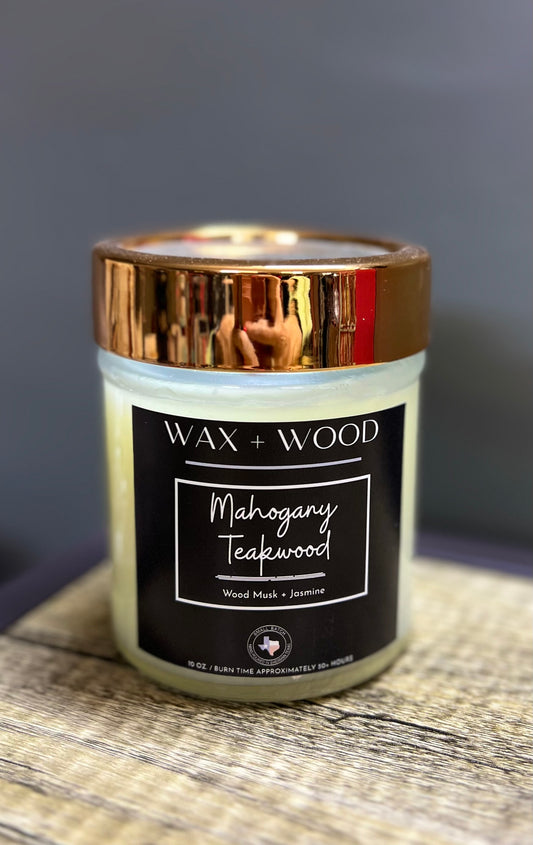 Mahogany Teakwood Candle